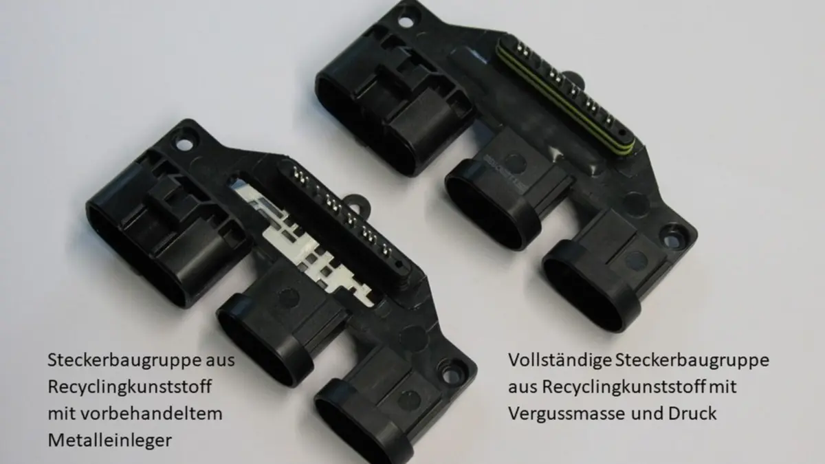 Bio- und Recyclingkunststoffe für elektromechanische Baugruppen