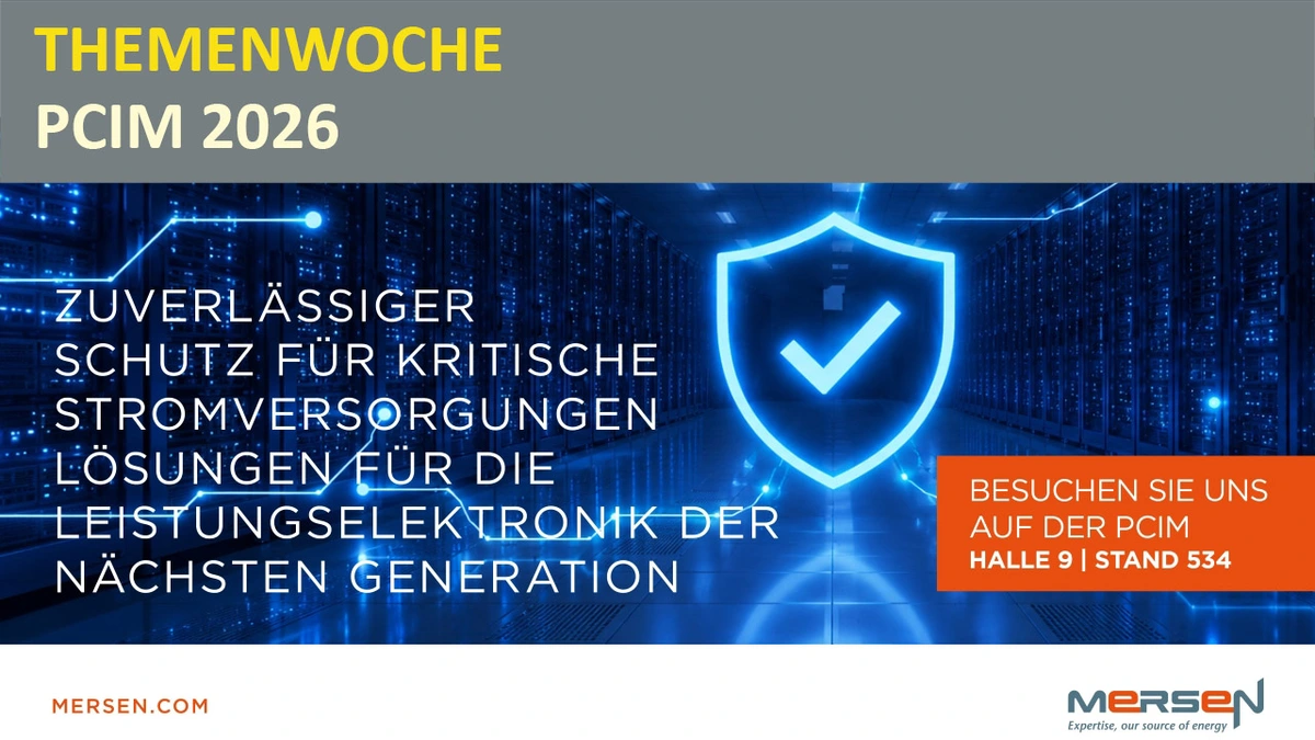 Advertorial: Mersen: Expertenlösungen für die nächste Generation der Leistungselektronik