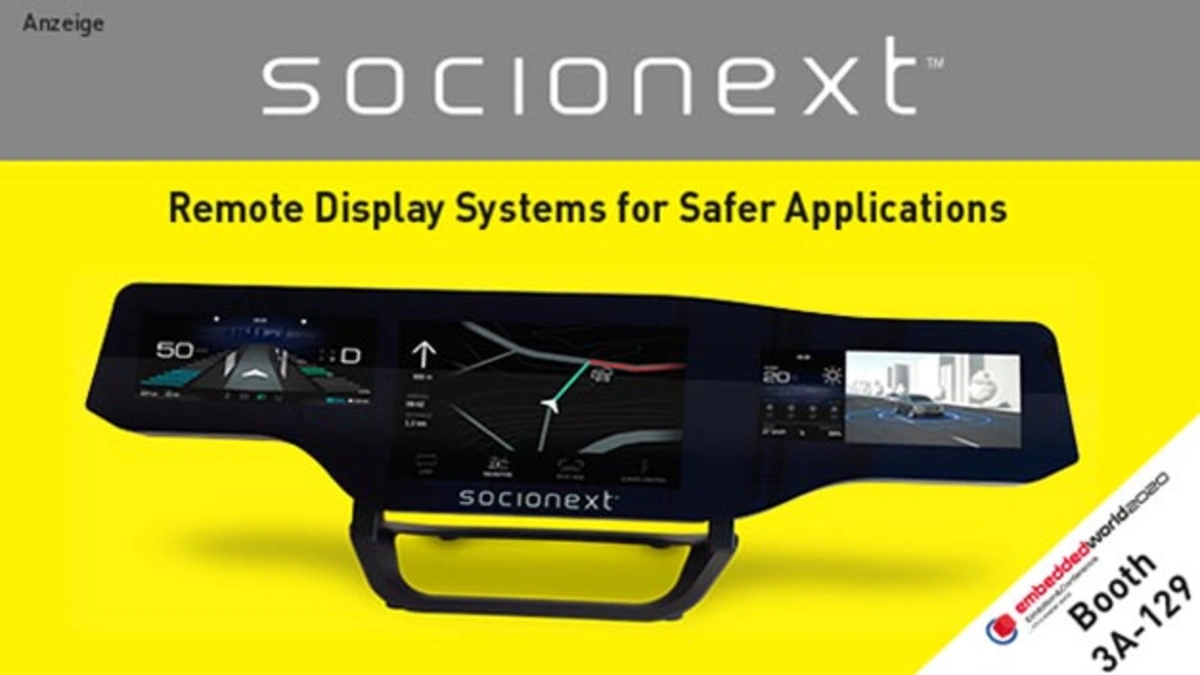 Socionext Remote Display-Controller für sicherere Anwendungen ...