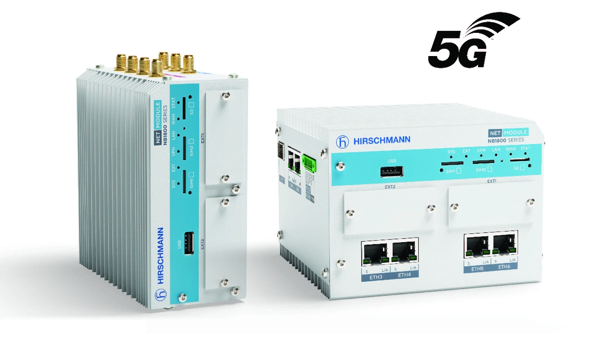 Robuste Industrial-5G-Router - Automation > M2M - Elektroniknet