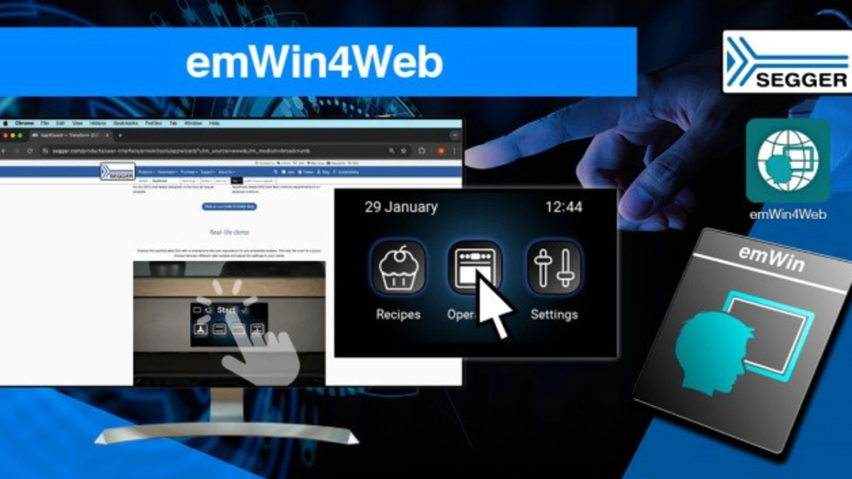 SEGGERs EmWin läuft jetzt direkt im Webbrowser - Embedded > Software ...