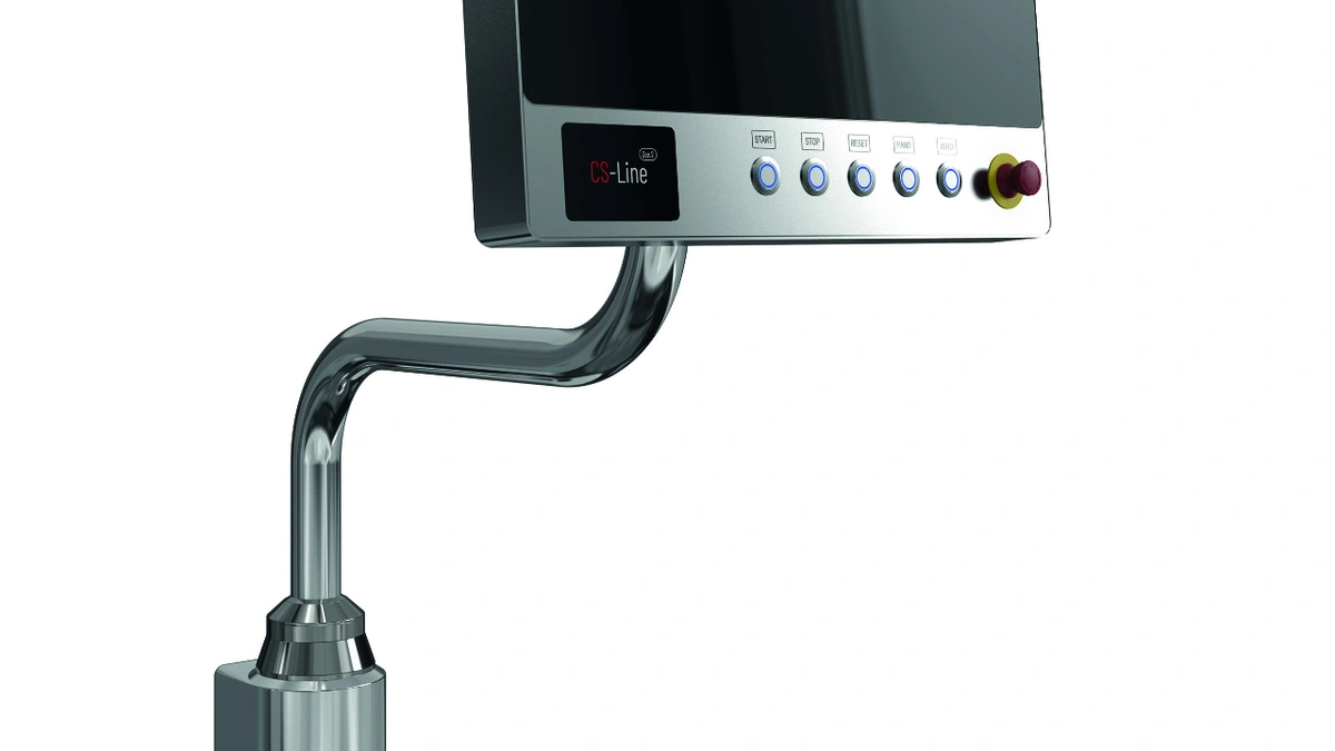 Hygienic and certified support arm system - International - Elektroniknet