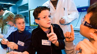 Fotoausstellung „Deutsche Technikstraße”œ, Technische Universität Hamburg-Harburg, Kinderforscher