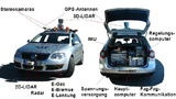 Bild1. AnnieWAY – Prototyp eines kognitiven Fahrzeugs, mit dem das Team der Universitäten Karlsruhe und München an der "DARPA Urban Challenge 2007" teilnahm.
