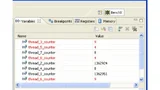 Breakpoint Variablen BenchX