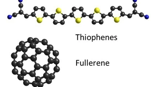 Moleküle der organischen Solarzelle