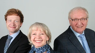 Von Links: Dr. Andreas Franz, Hildegard Franz, Bernd Franz