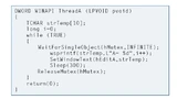 Listing Thread Mutex