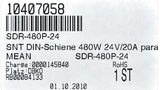 Der Barcode enthält zahlreiche Informationen.