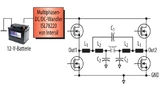 Bild 4. Energieversorgungsdiagramm eines Class-D-Vollbrücken-Leis-tungsverstärkers.