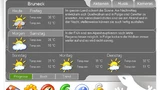 Wetteranzeige des myGEKKO