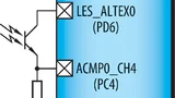 Ein Phototransistor als Lichtsensor am LESense-Modul 