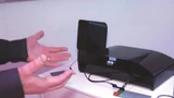 Ericsson demonstrierte die Datenübertragung mit dem Menschen als Koppler auf der CES. 