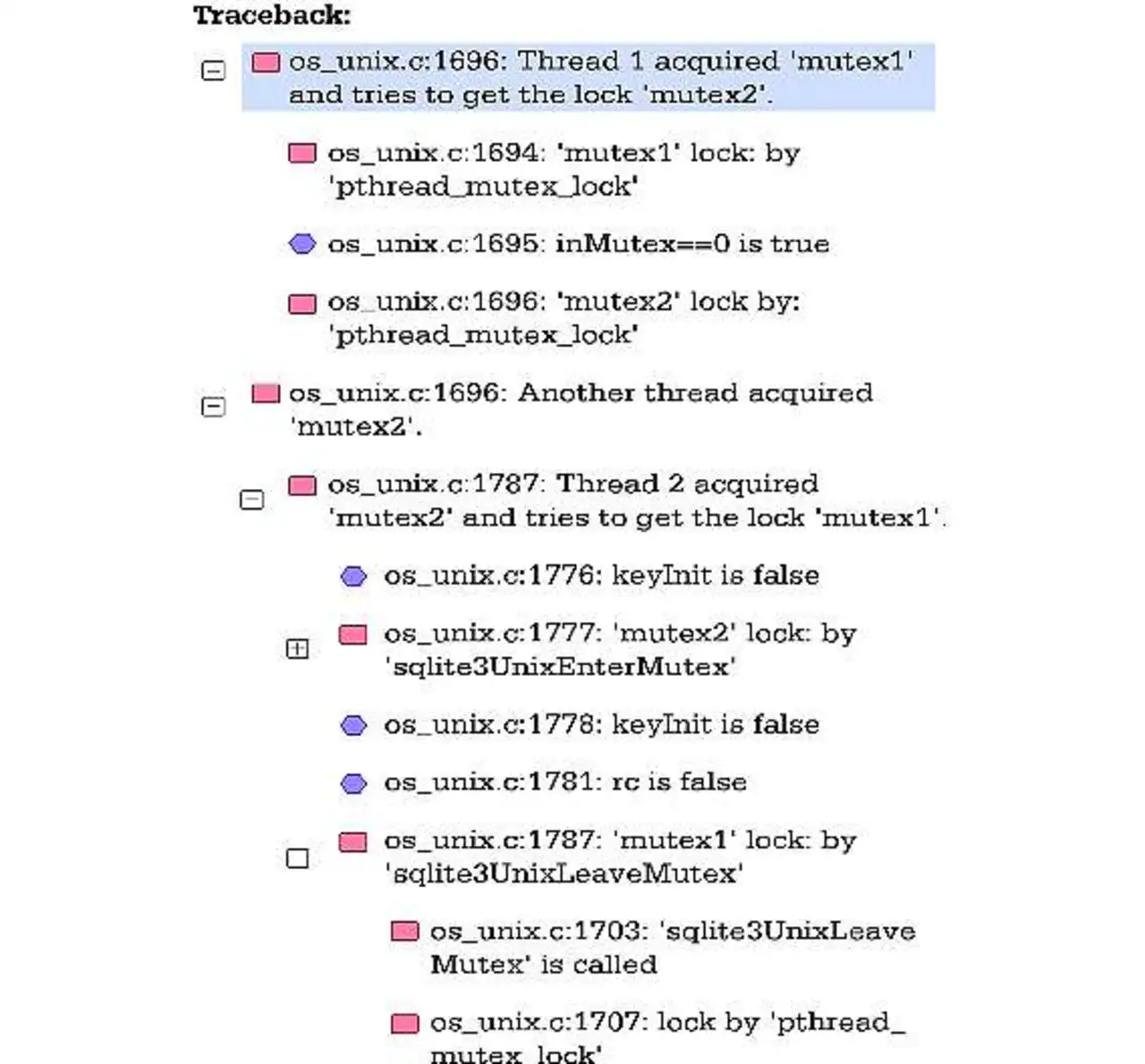 Bild 4: Kontrollfluss-Beschreibung aus der Quellcode-Analysesoftware Bild 4: Kontrollfluss-Beschreibung aus der Quellcode-Analysesoftware