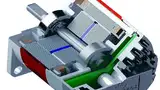 Bild 5: Hochauflösender Schrittmotor mit integrierter »LoadSense«-Technik. Dieser Motor besitzt einen vollständigen Closed-Loop-Vektorregelungstreiber, der gut für Drehzahl-/Lage-Direktantriebe geeignet ist. 