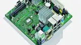 Bild 3: Das Herzstück des Box-PCs: Das Mini-ITX-Industrie-Motherboard »D2963-S« von Fujitsu 