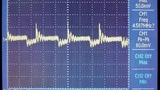 Bild 3. Am Ausgang der Stromversorgung nach Bild 1 lässt sich auf der 5-V-Gleichspannung eine Welligkeit von 80 mVSS messen.