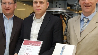 Leiterplatten Designwettbewerb Pfiffige Power PCBs 3 Preis Markus Wölfel Jumatech GmbH Jens Pukallus KEB Karl E  Brinkmann GmbH  Gerhard Stelzer Chefredakteur Elektronik