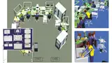 Mit der digitalen Fabrik geplante Inselproduktion