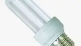 Bild 1: Handelsübliche Kompaktleuchtstoffröhre, auch bekannt als »Energiesparlampe«