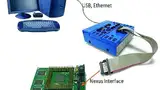 Bild 1: Testaufbau mit der Nexus-Schnittstelle 