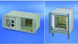 Bild 1: CompactPCI-System mit ATX-Netzgerät (links) und mit 19-Zoll-Einschubnetzgerät (rechts)