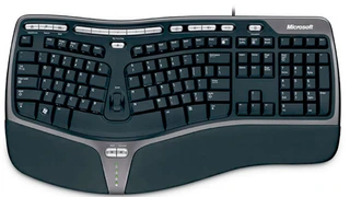 Geteilte Tastatur