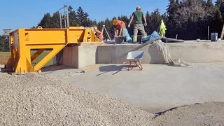 Kranmontage der Windenergieanlage