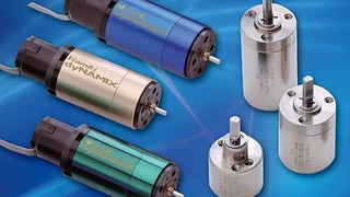 Namiki hat vor kurzem mit der Minimotoren-Baureihe »dyNAMIX« auf sich aufmerksam gemacht. Die eisenlosen Motoren sind mit Getriebe und Encoder ausgestattet. Bei einem Motordurchmesser von 16 mm stehen Motorlängen von 25, 29, 35 und 40 mm (ohne Getrie