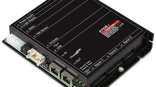 Für seine Minimotoren hat Maxon Motor auch entsprechende Positioniersteuerungen im Portfolio: Die digitale Positioniersteuerung »EPOS3 70/10 EtherCAT« ist für Echtzeit-Positionieraufgaben in synchronisierten Mehrachssystemen ausgelegt. Sie bietet ein