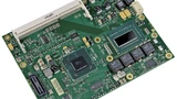Auf dem Type-6-konformen COM-Express-Modul MSC C6B-7S ist das langgezogene Die des Quadcore-Prozessors deutlich sichtbar.