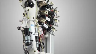 Maxon Motor, sehnengesteuerter Roboter, fertig gestellter Arm