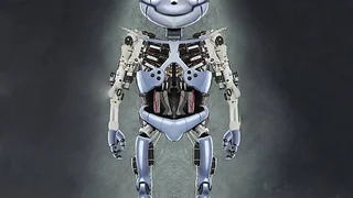 Maxon Motor, sehnengesteuerter Roboter, ganzer Körper