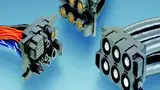 Bild 3: Dank der skalierbaren Plattform des »Forge Power Drawer«-Steckverbinders von TE Connectivity können Anwender die Anzahl der Module im Gehäuse sowie Größe und Position der Kontakte flexibel festlegen