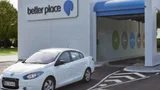 Station für den Tausch von Batterien für Elekltroautos von Better Place