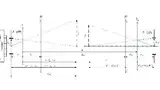 Bild 3: Prinzipskizze des optischen Systems vom Projektor (links) bis zur Iris des Auges (P‘, rechts)
