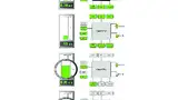 Bild 1: Stromverbrauch bei verschiedenen Betriebsmodi und welche Teile des Mikrocontrollers aktiv sind (Active, Idle, Power Safe, Power Down; von oben nach unten)