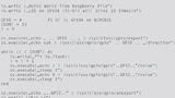 Nochmal „Hello World“ und blinkende LED – diesmal mit dem Lua-Script realisiert.