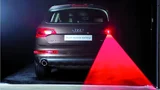 Bild 6. Wirkt wie ein großes Warndreieck: das Laser-Nebelschlusslicht.