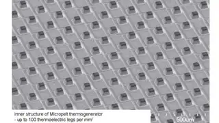 Micropelt Inner Structure
