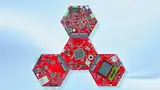 Bild 2: »Hexagon«-Entwicklungsboards für Infineons ARM-Mikrocontrollerfamilie »XMC4500« 
