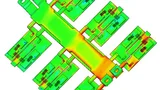 Bild 2. Leistungsdichte auf einem IGBT. Leistungselektronik im elektrischen ¬Powertrain eines Hybrid- oder Elektrofahrzeugs.