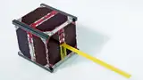 Bild 3: Flugfähiges Modell des Satelliten 