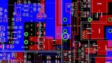 Bild 11: Lage des LTC2991 (ganz links unten) und eines pnp-Temperatursensors vom Typ 2N3906 (grüner Kreis in der Bildmitte)