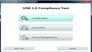 Konfiguration des USB-2.0-Konformitätstests