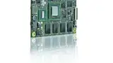 Bild 1: Das Modul »COMe-mSP1« von Kontron im besonders kompakten COM-Express-mini-Formfaktor bietet x86er-Prozessorleis-tung und Dual-Display-Support auf der Fläche einer Kreditkarte
