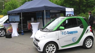 Hochschule Kempten: E-Fahrzeug-Versuche mit Messelektronik von imc. 