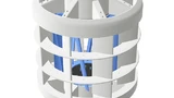 Mit der firmeneigenen VAWT-Technologie sind die Kleinwindanlagen von Turbina Energy ausgestattet.