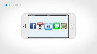 Am Anfang steht die Registrierung per App oder Online.