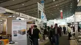 Messestand der Sonderschau »Berührungslose Messtechnik« auf der Control 2013 